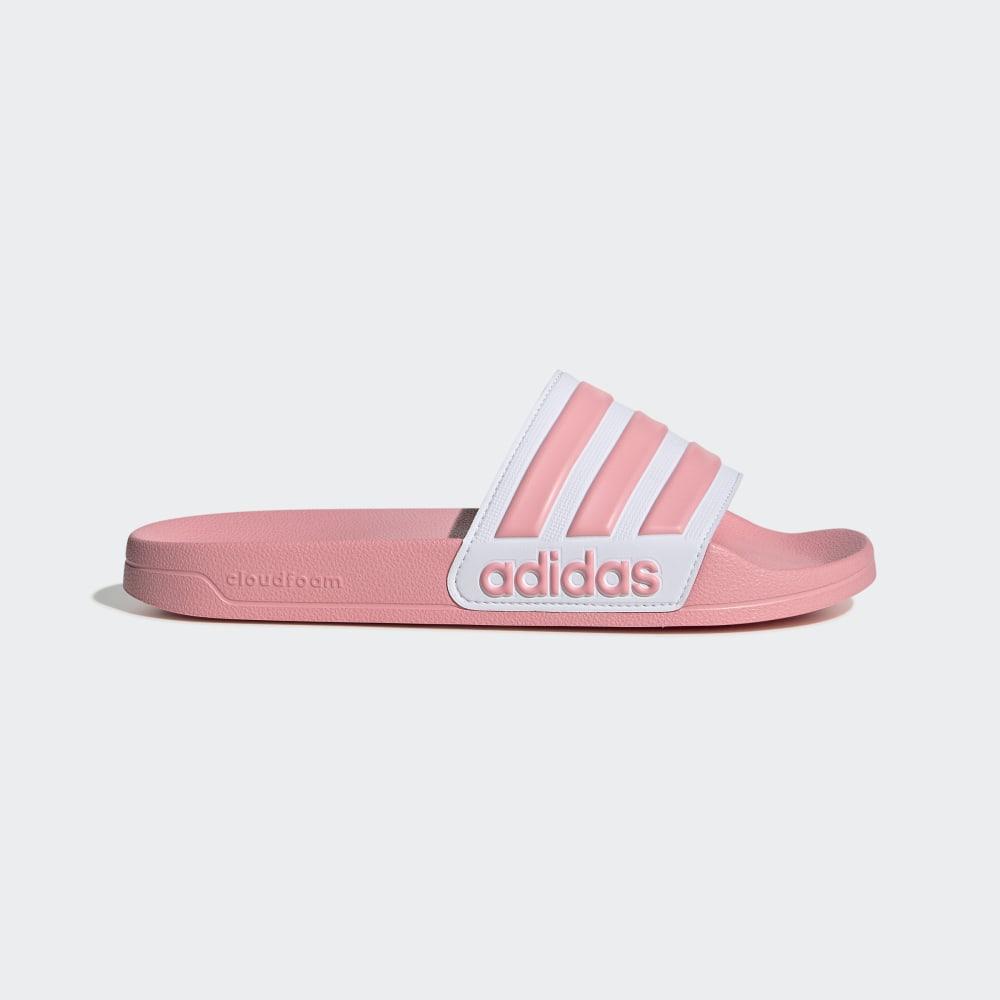 Papuci Adidas Adilette Shower Dama Romania - Roz/Albi EG1886